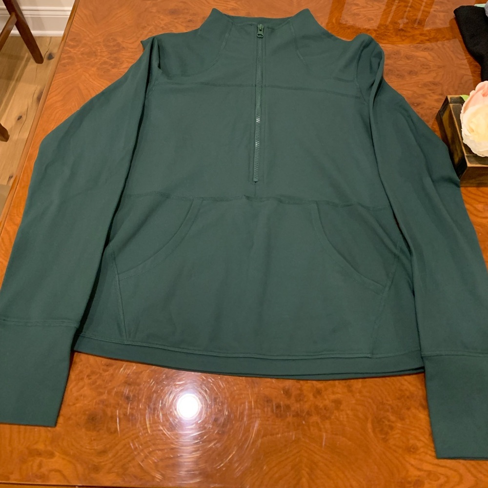 Women’s Zyia Long Sleeve 1/4 Zip, thumb holes, fitted